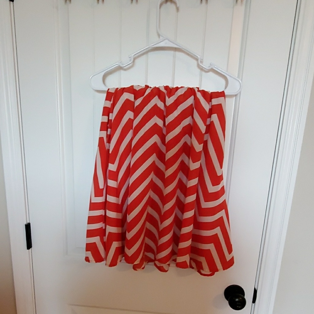 Chevron skirt